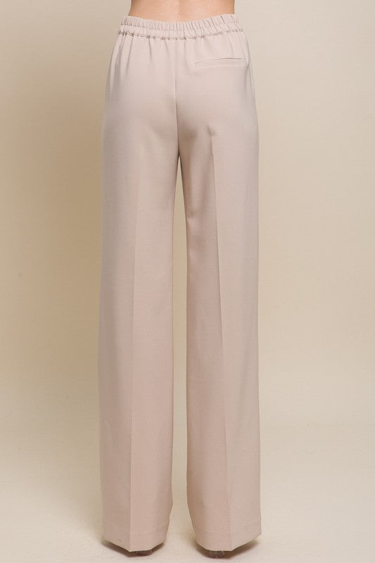 Rebecca Pleated Wide Leg Trousers