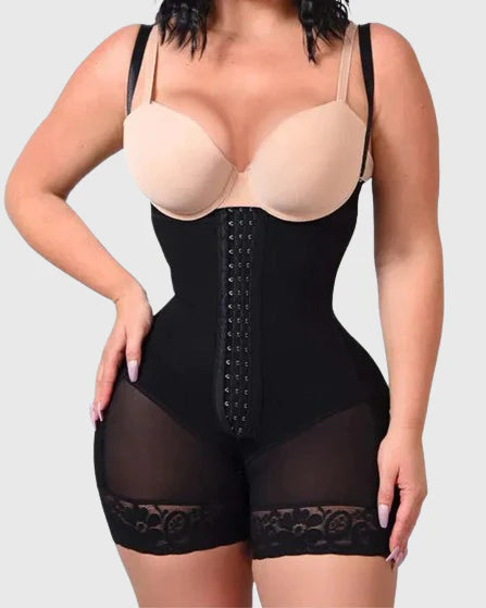 Corinne Open-Bust Contour Shapewear Bodysuit