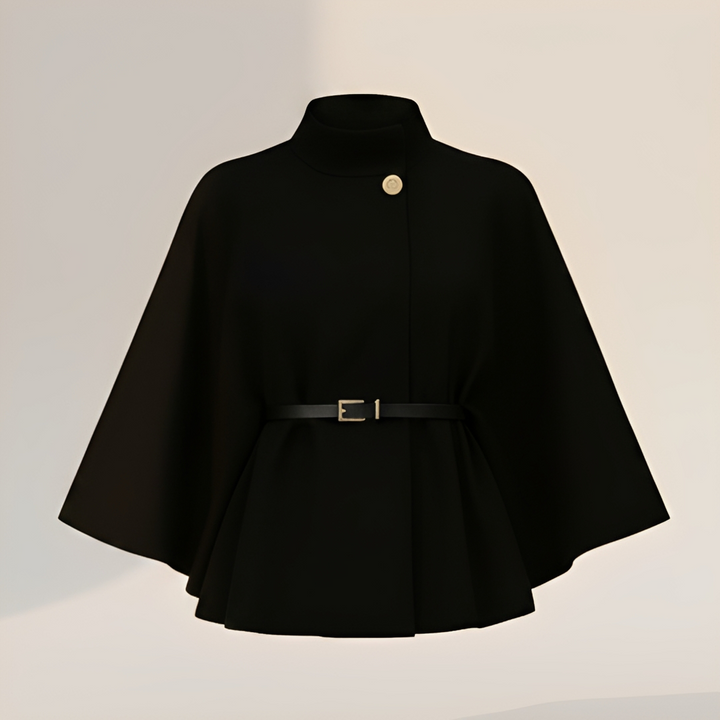 Clarice Belted Cape Jacket