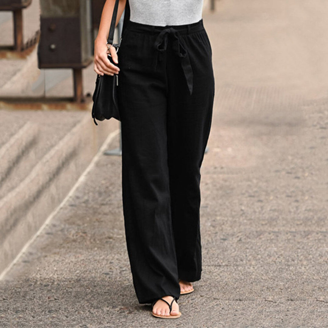 Jane Tie Waist Linen Pants