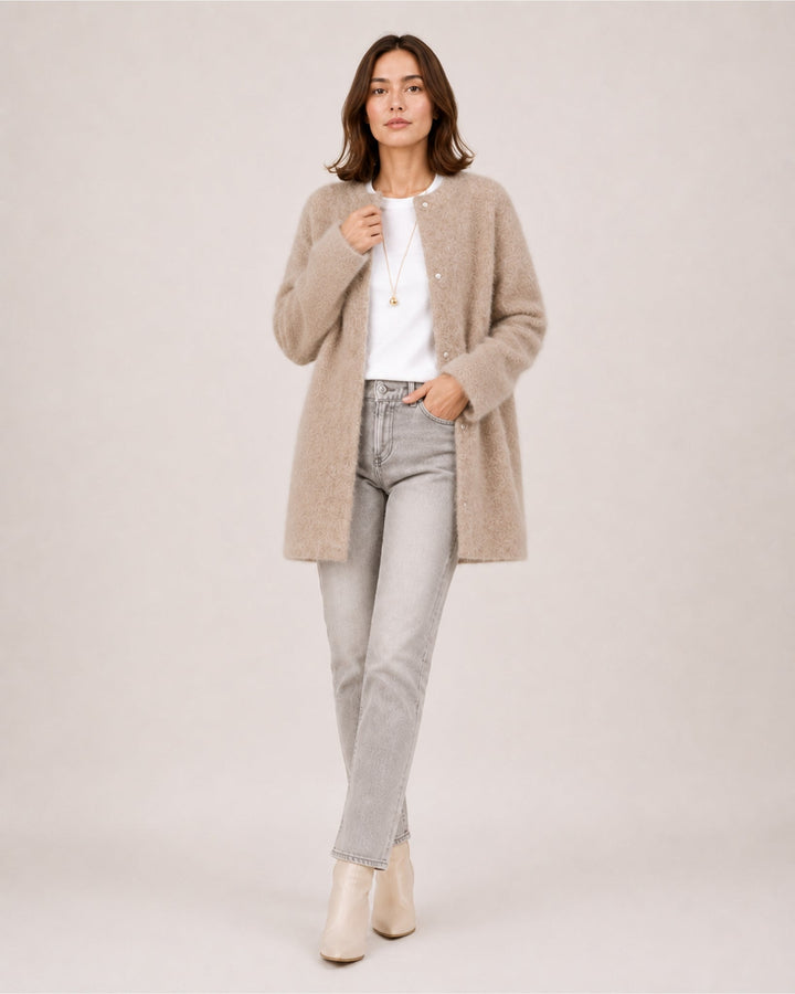 Ornella Refined Longline Cardigan
