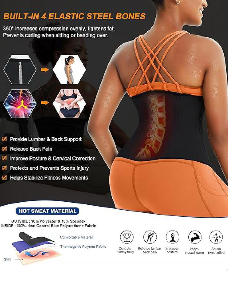 Gail Sauna Waist Trainer Belt