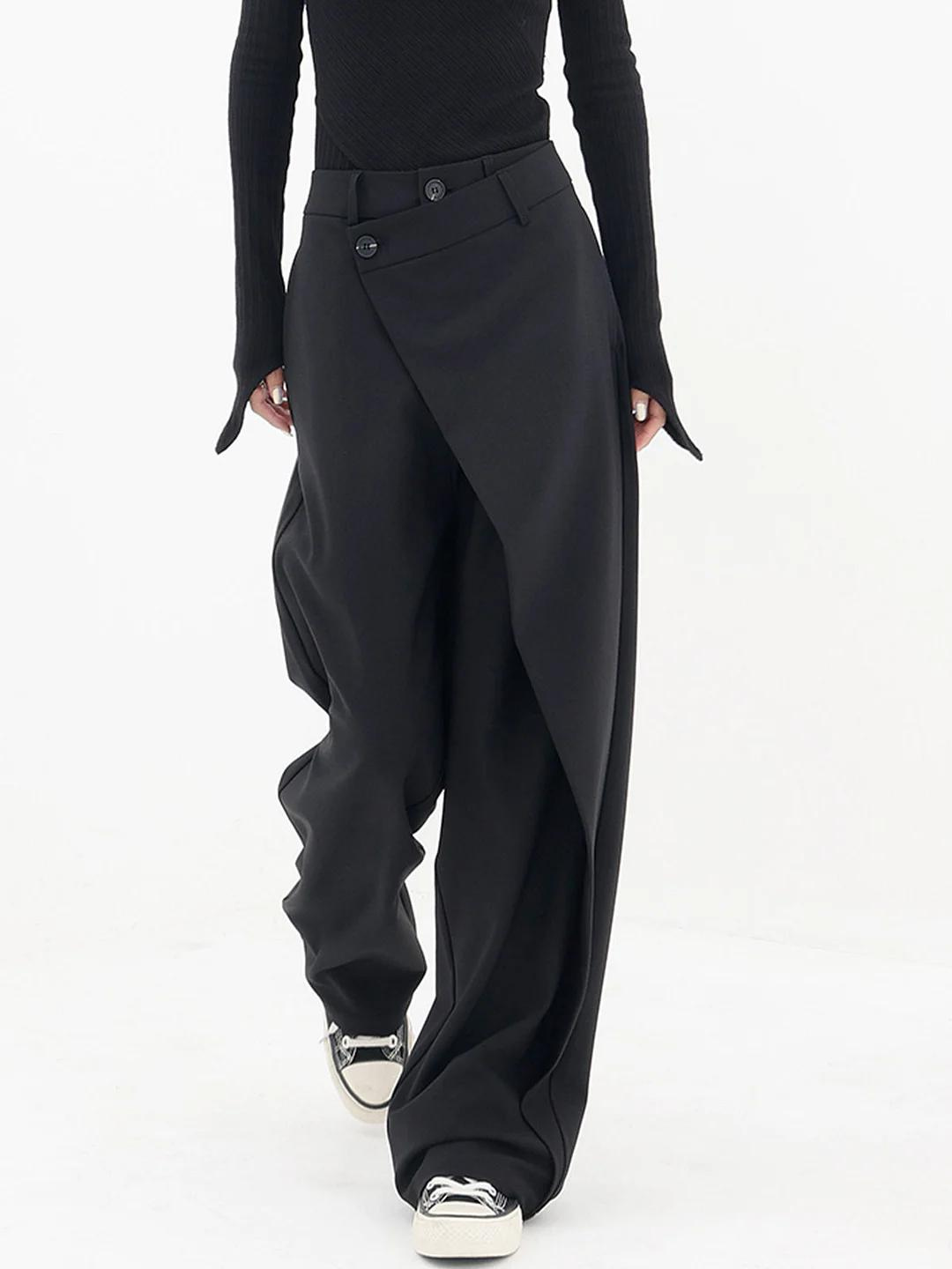Cleo Wrap Waist Wide Leg Trousers