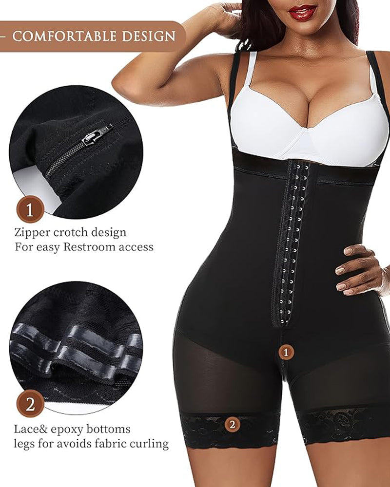 Corinne Open-Bust Contour Shapewear Bodysuit