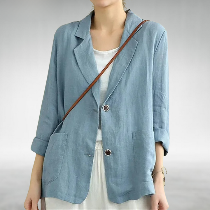 Reeva Relaxed Linen Blazer