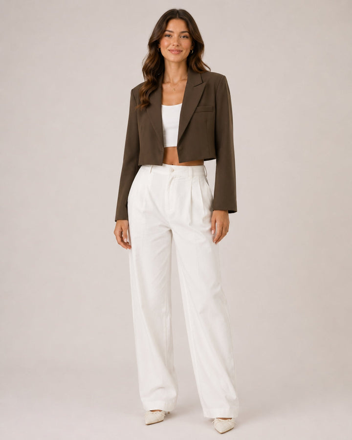 Pilar Refined Cropped Blazer