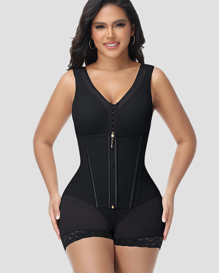 Lumi Zip Front Contour Shapewear Bodysuit