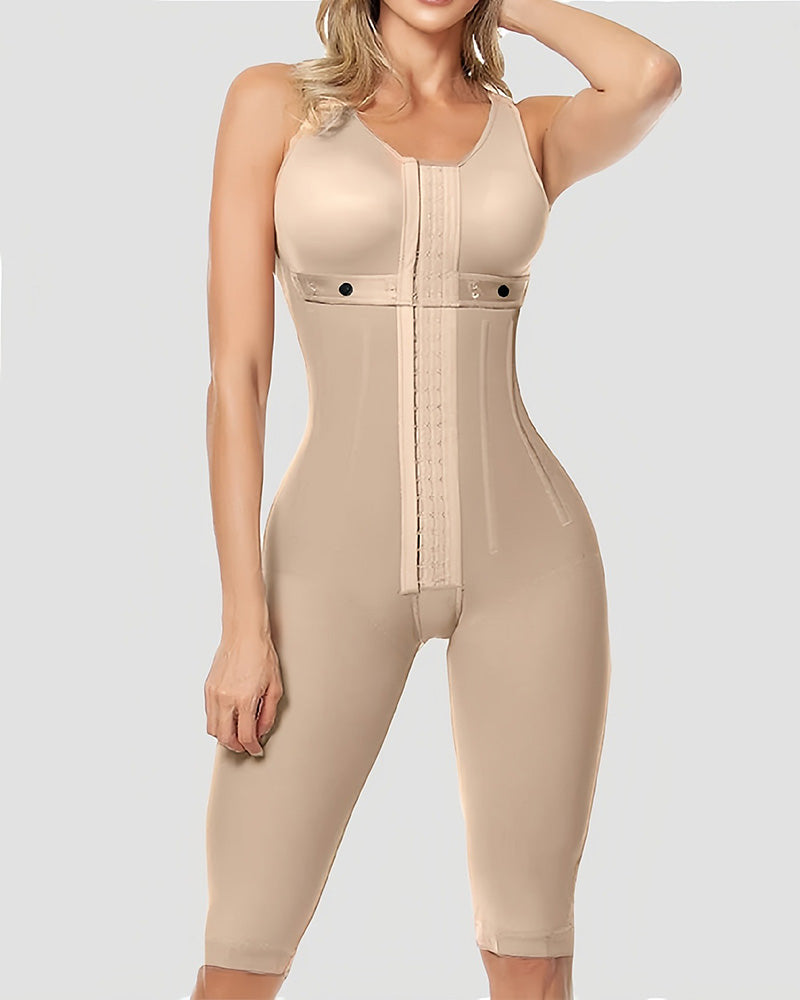 Jacinda Zip Front Contour Shapewear Bodysuit