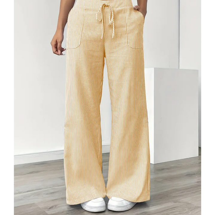 Amber Striped Wide Leg Pants