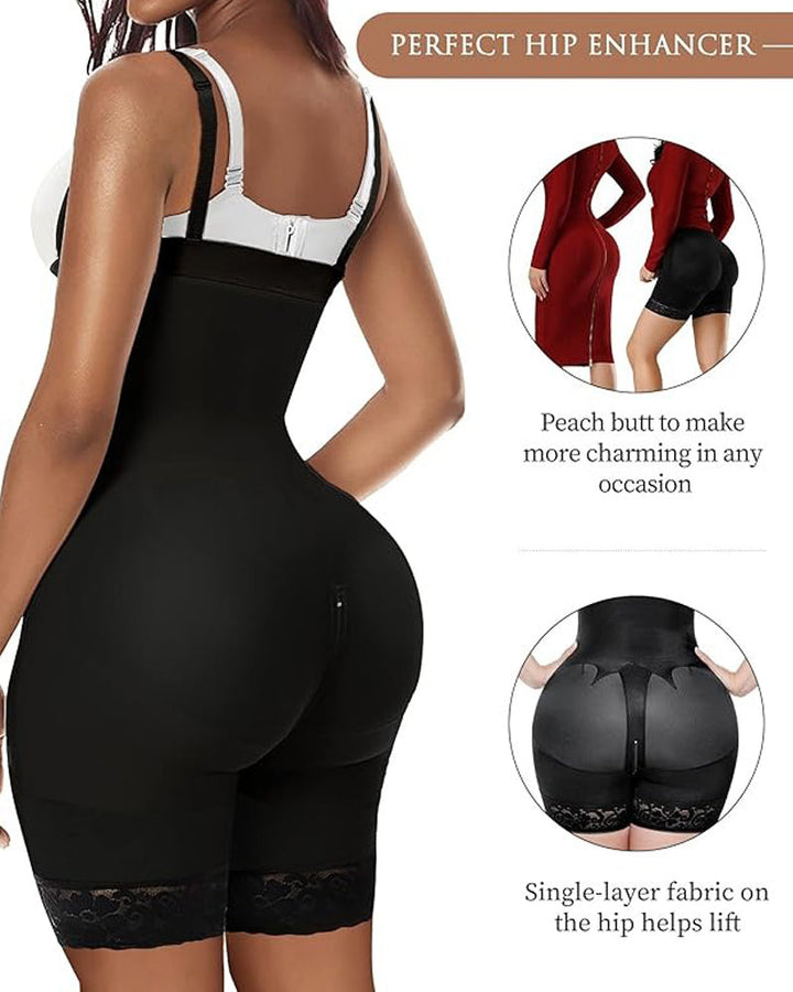Corinne Open-Bust Contour Shapewear Bodysuit