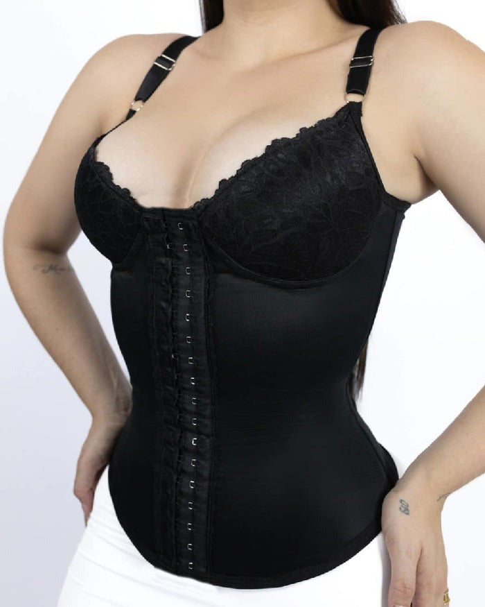 Elyse Lace Contour Corset Vest