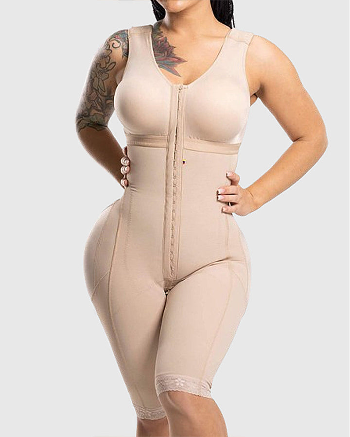 Linnea Zip Front Contour Shapewear Bodysuit