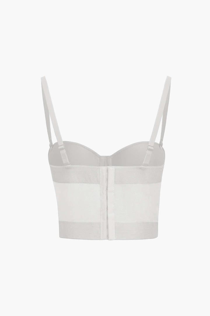 Everly Structured Bustier Crop Top