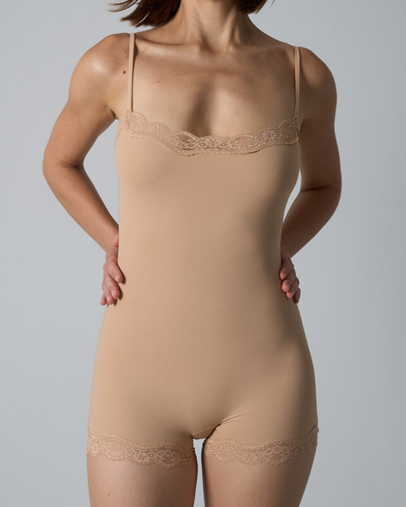 Larissa Lace Trim Shaping Bodysuit