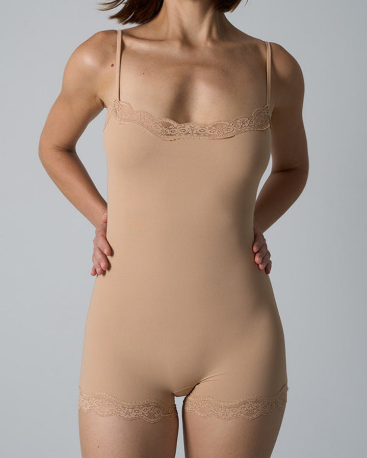 Larissa Lace Trim Shaping Bodysuit