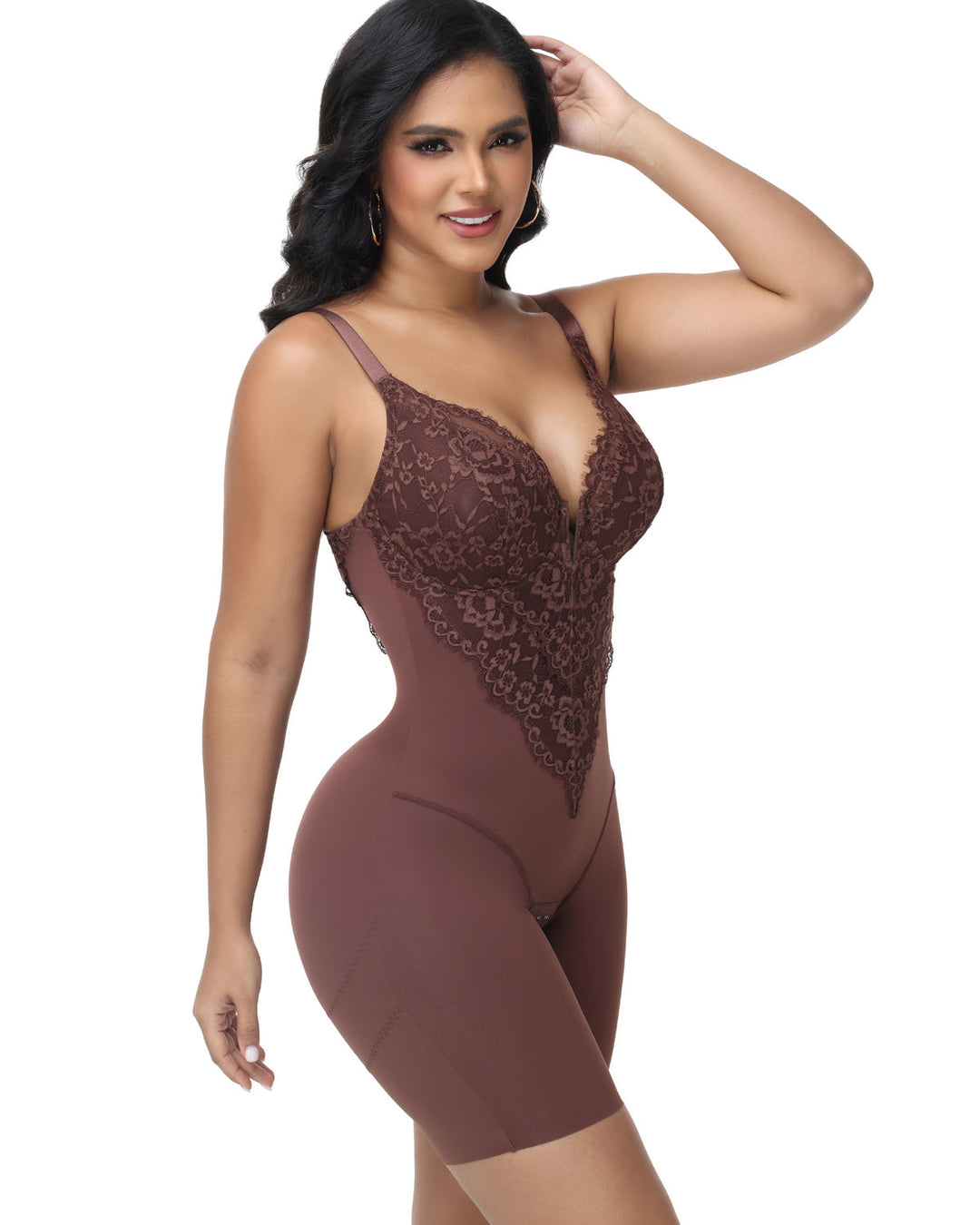 Nacy Lace Contour Shapewear Bodysuit