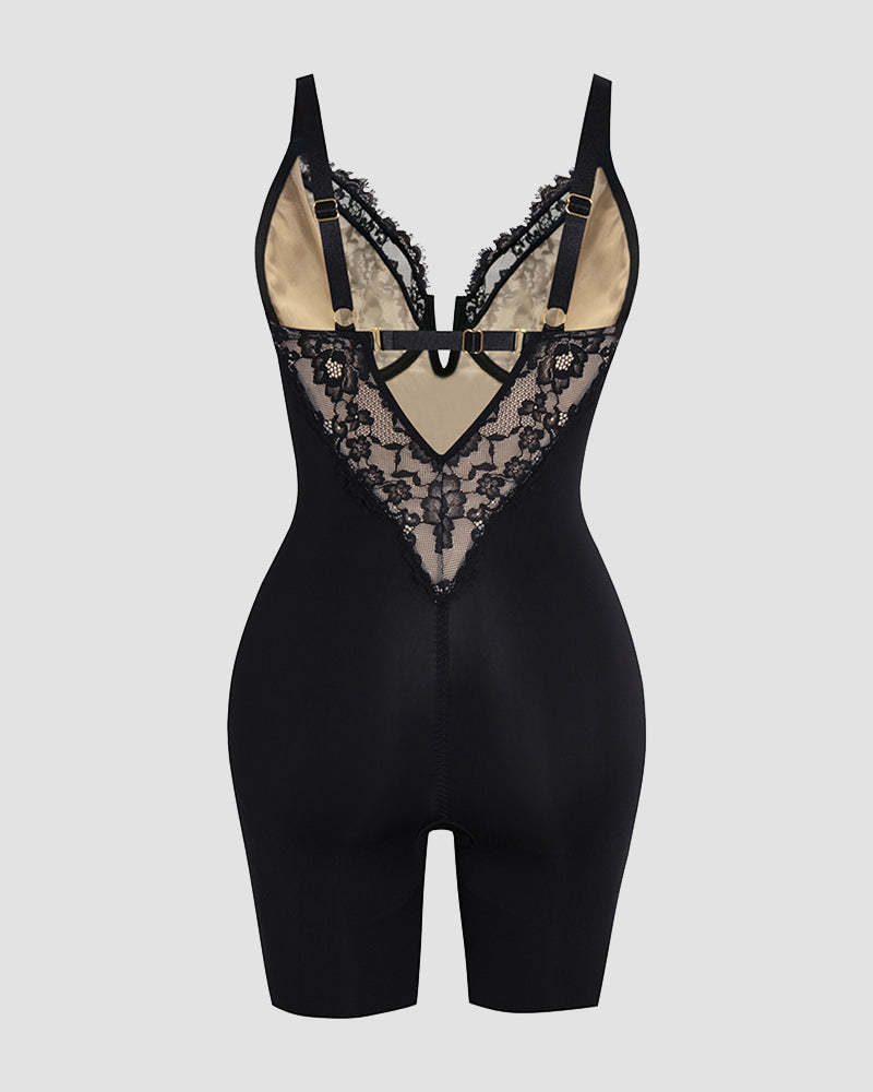 Nacy Lace Contour Shapewear Bodysuit