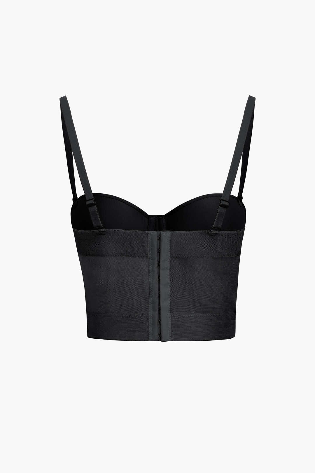 Everly Structured Bustier Crop Top