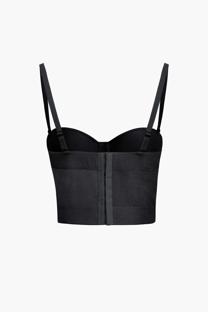 Everly Structured Bustier Crop Top