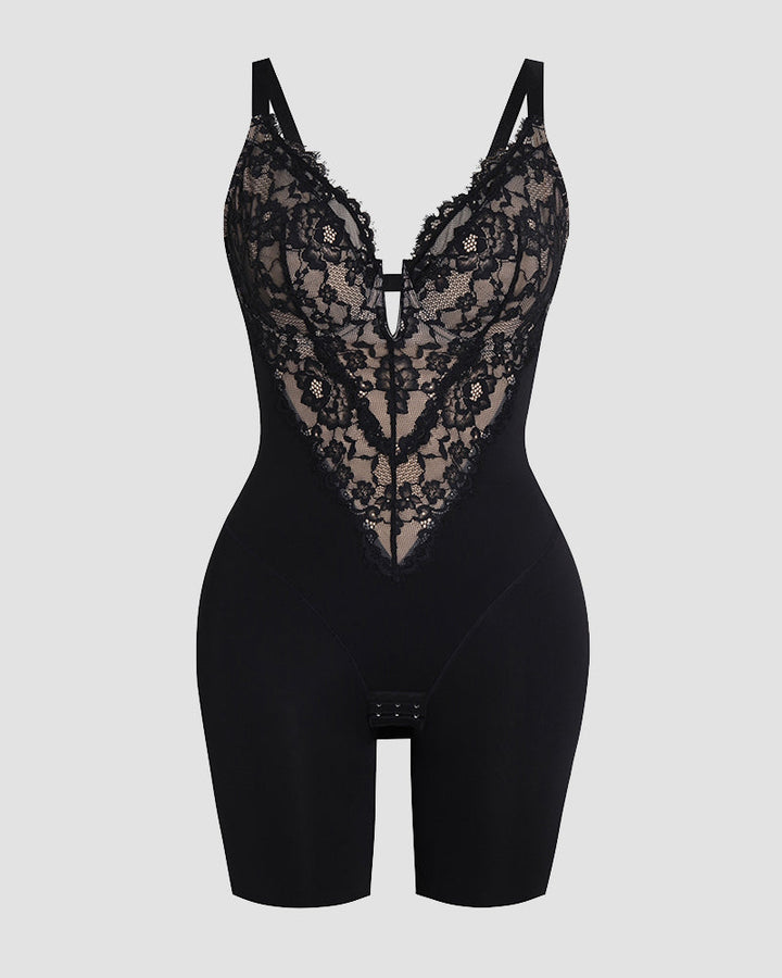 Nacy Lace Contour Shapewear Bodysuit