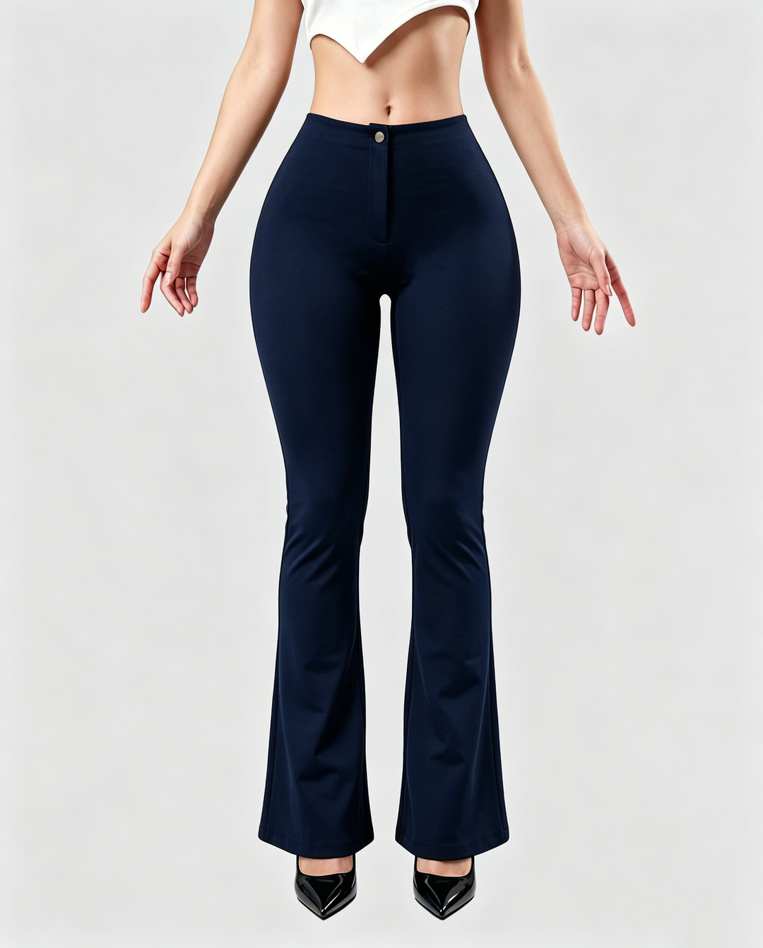 Anais High Waist Flared Stretch Pants