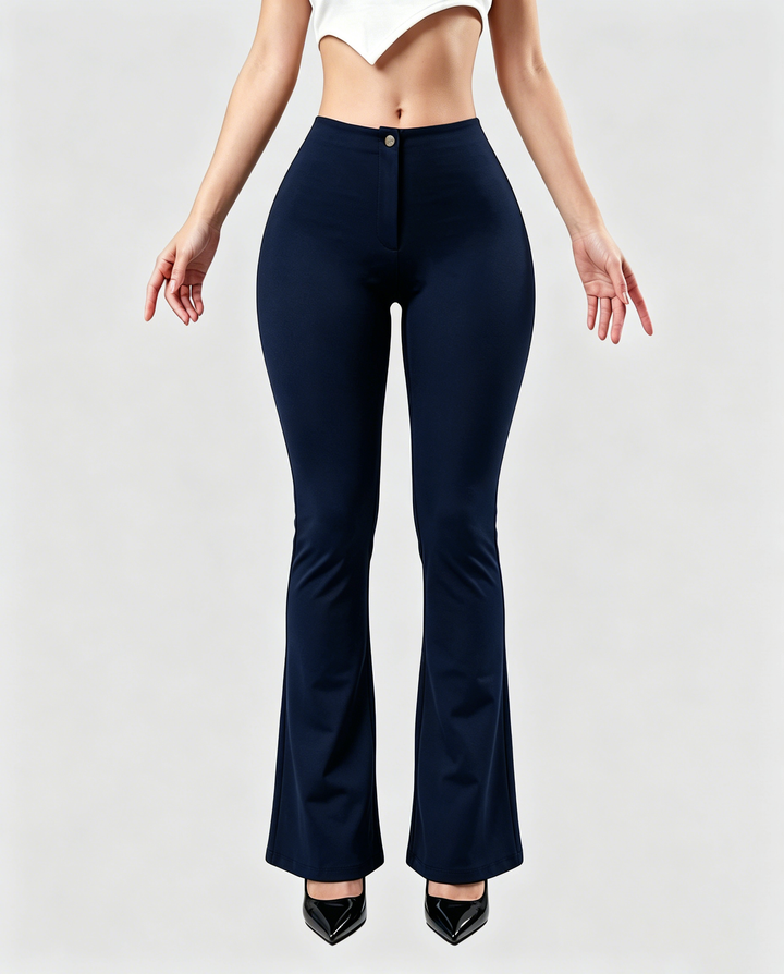 Anais High Waist Flared Stretch Pants
