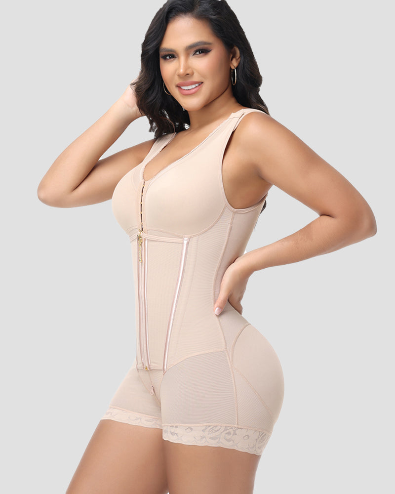 Lumi Zip Front Contour Shapewear Bodysuit