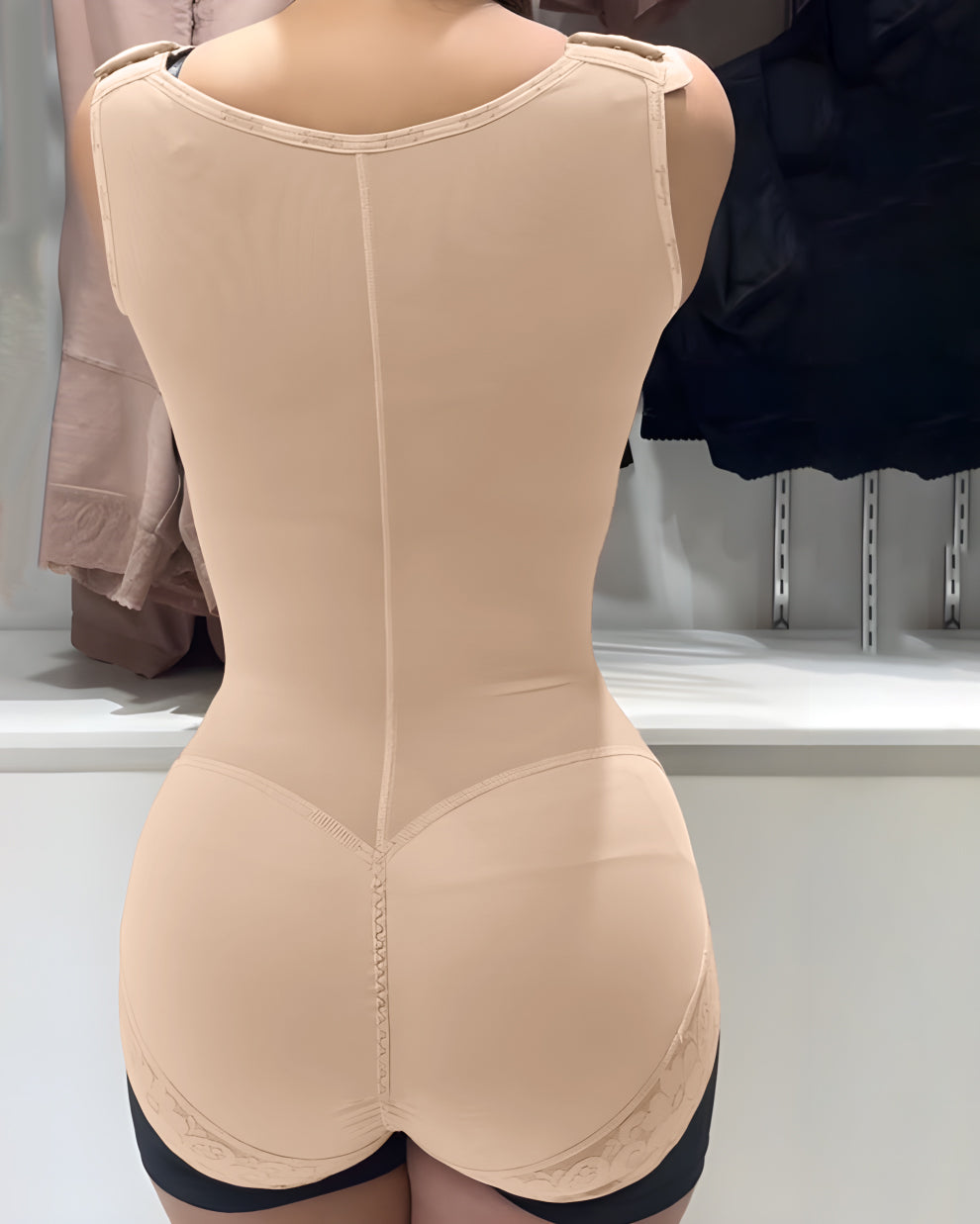 Peaches Open-Bust Contour Shapewear Bodysuit