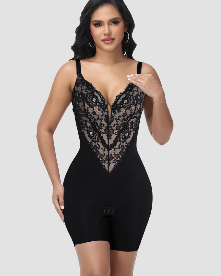 Nacy Lace Contour Shapewear Bodysuit