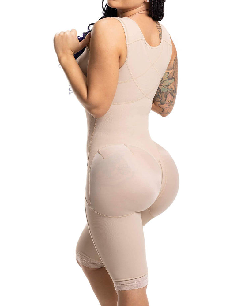 Linnea Zip Front Contour Shapewear Bodysuit