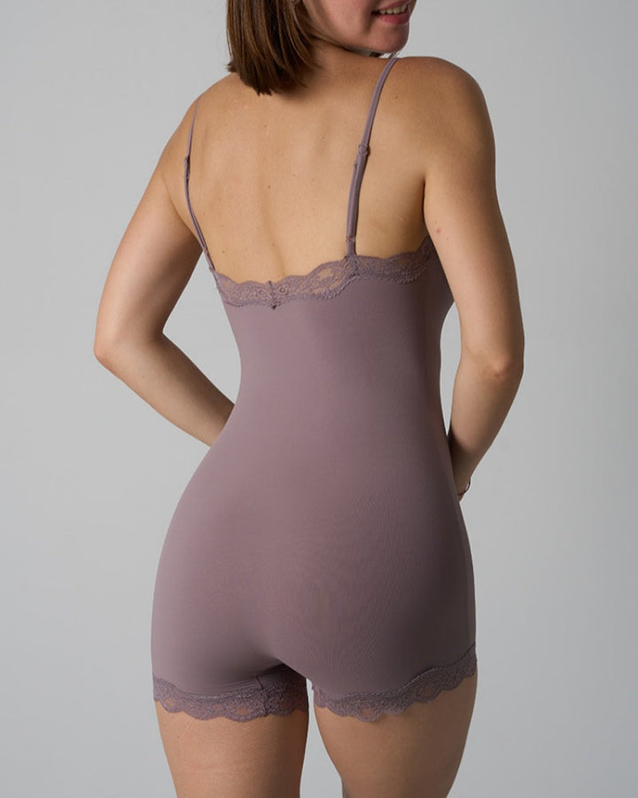Larissa Lace Trim Shaping Bodysuit