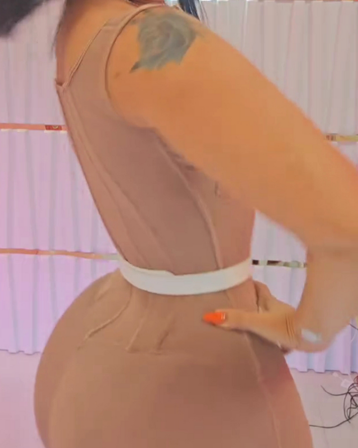 Clementine Open-Bust Contour Shapewear Jumpsuit