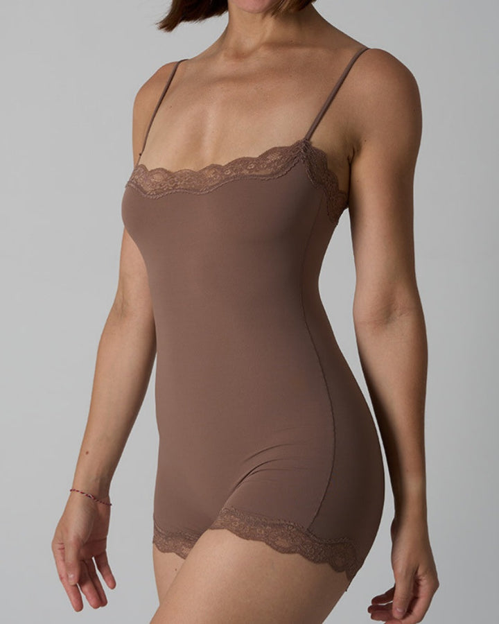 Larissa Lace Trim Shaping Bodysuit