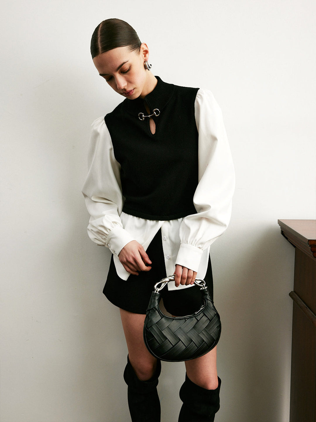 Brinley Layered Sweater Vest Top
