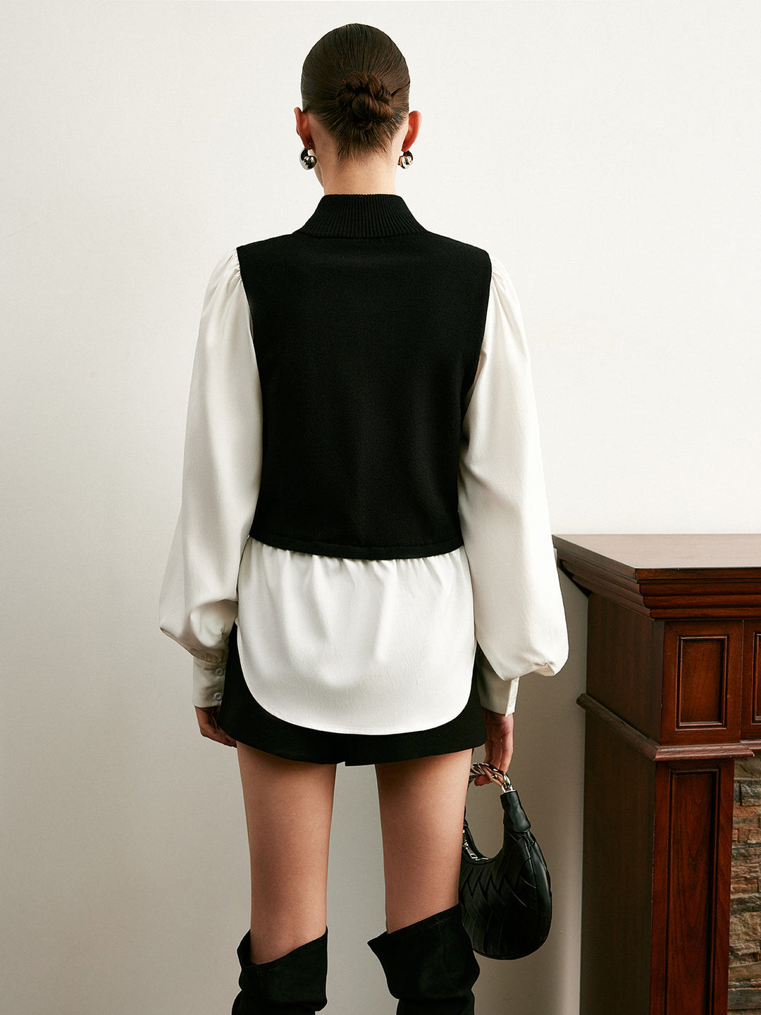 Brinley Layered Sweater Vest Top