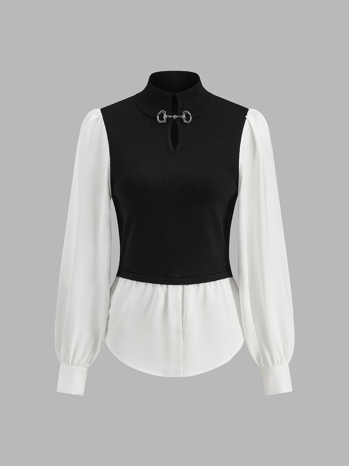 Brinley Layered Sweater Vest Top
