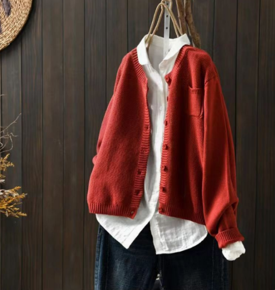 Linette Cable Bomber Cardigan