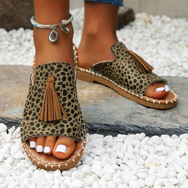 Robin Nomad Tassel Slide Sandals