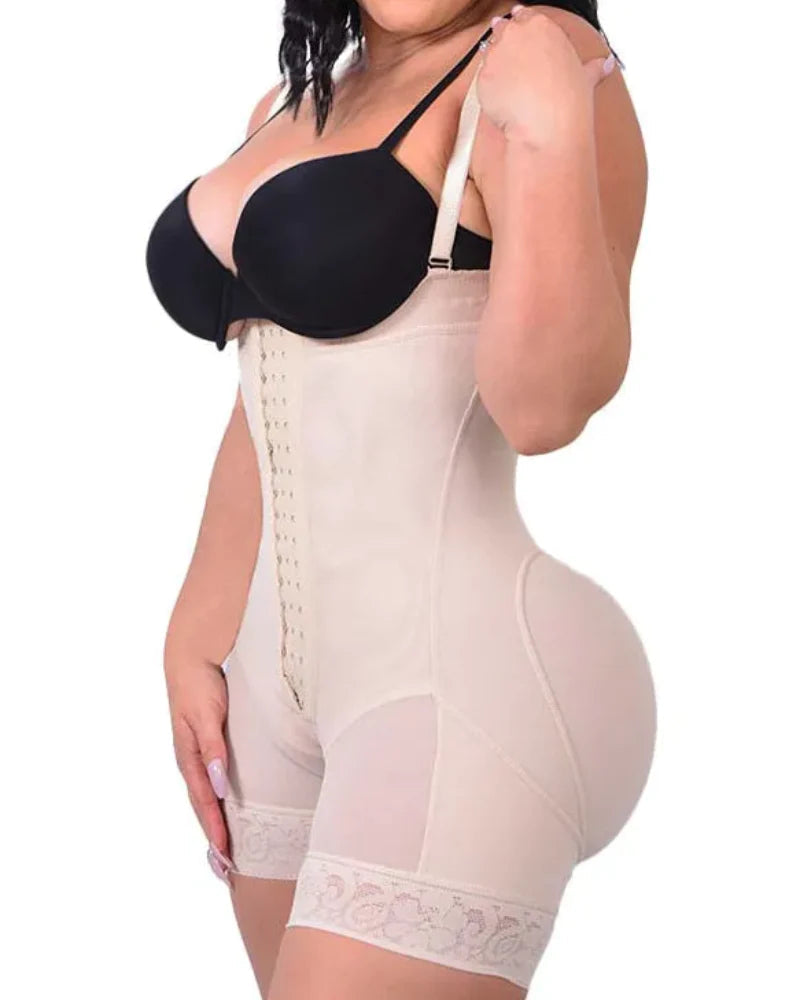 Corinne Open-Bust Contour Shapewear Bodysuit