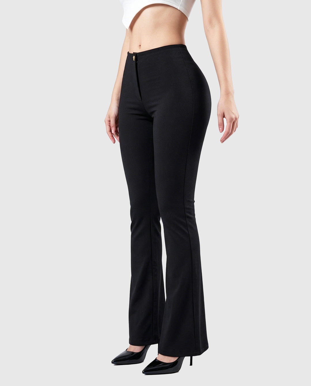 Anais High Waist Flared Stretch Pants