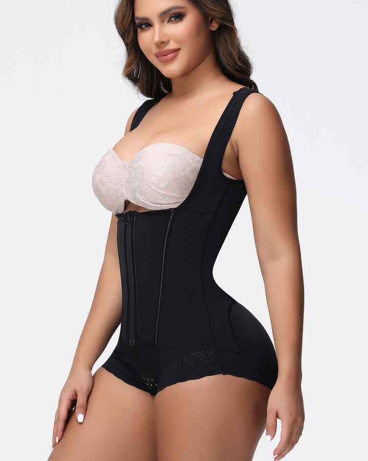 Harlow Open-Bust Contour Shapewear Bodysuit