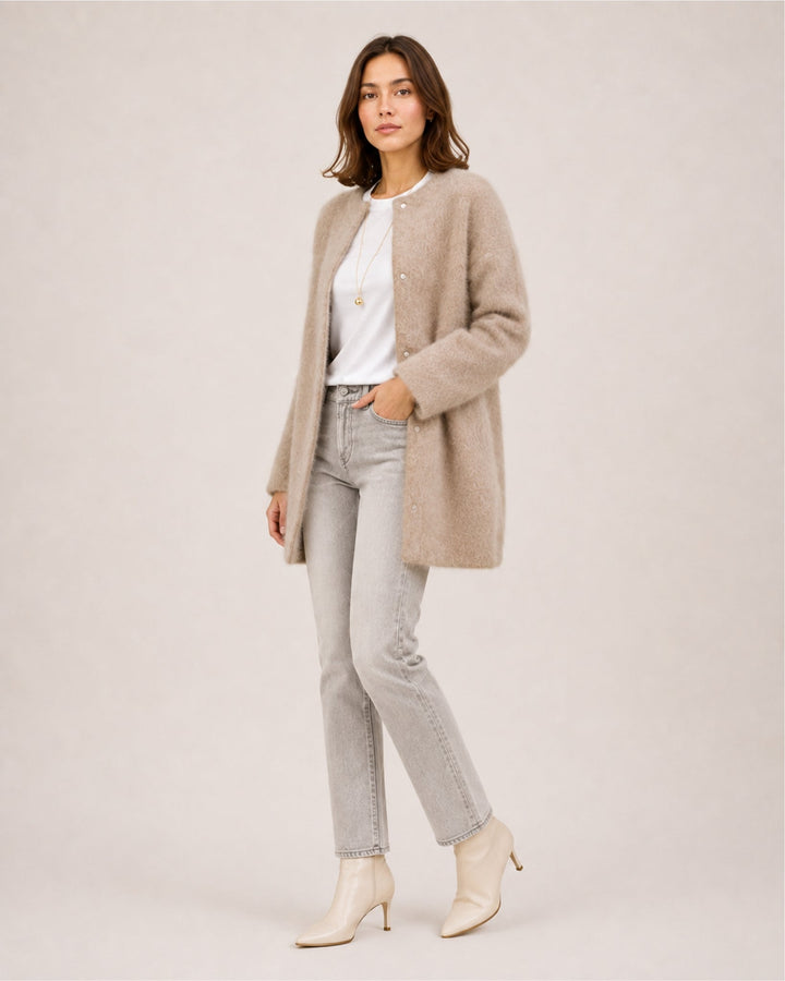 Ornella Refined Longline Cardigan