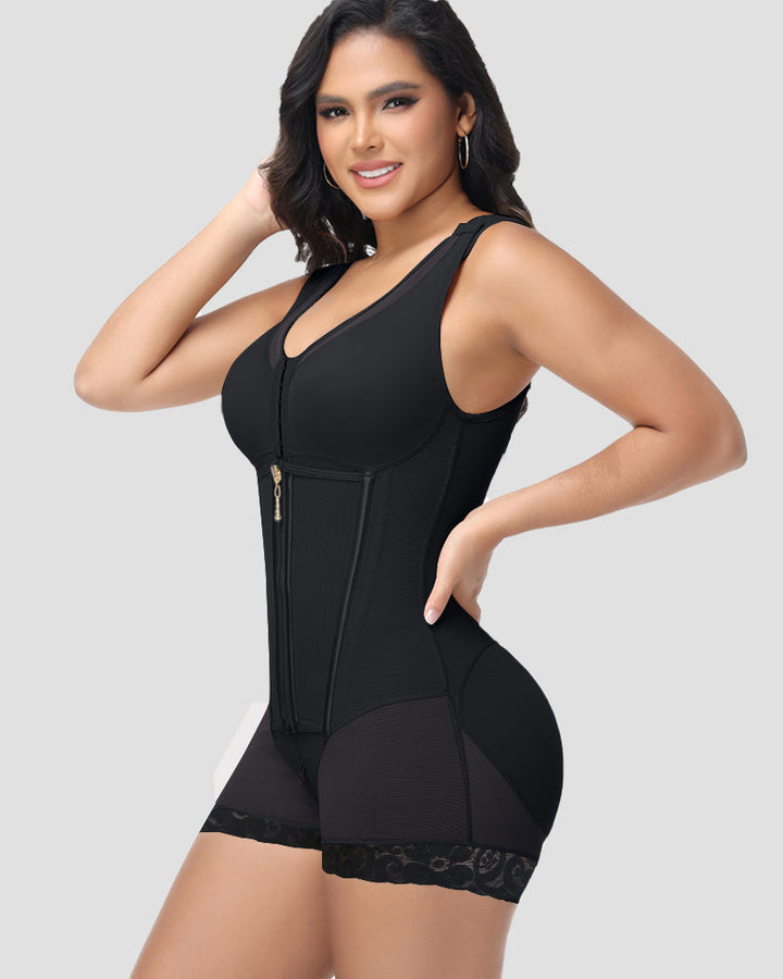 Lumi Zip Front Contour Shapewear Bodysuit