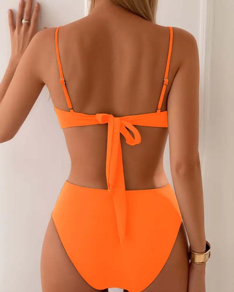 Marina Ring Detail Bikini Set