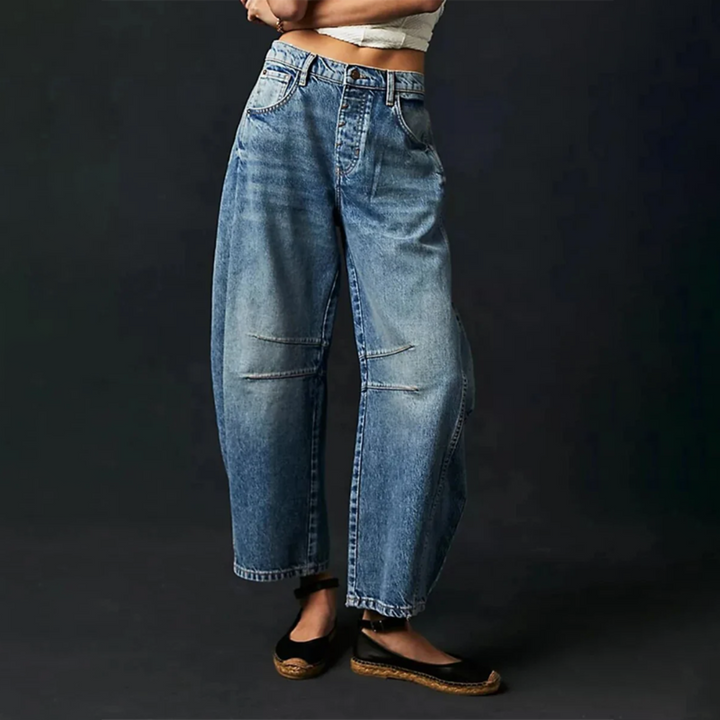 Barrel Barrel Leg Denim Pants