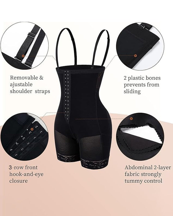 Corinne Open-Bust Contour Shapewear Bodysuit