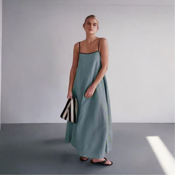Zora Linen Maxi Dress