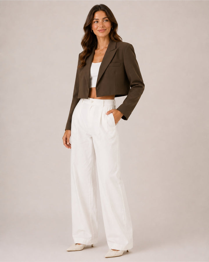 Pilar Refined Cropped Blazer