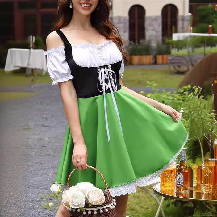 Daria Off-Shoulder Oktoberfest Dirndl Dress