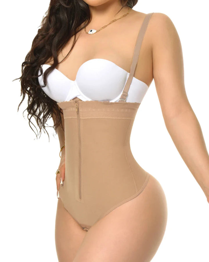 Soraya High Waist Thong Shapewear Bodysuit